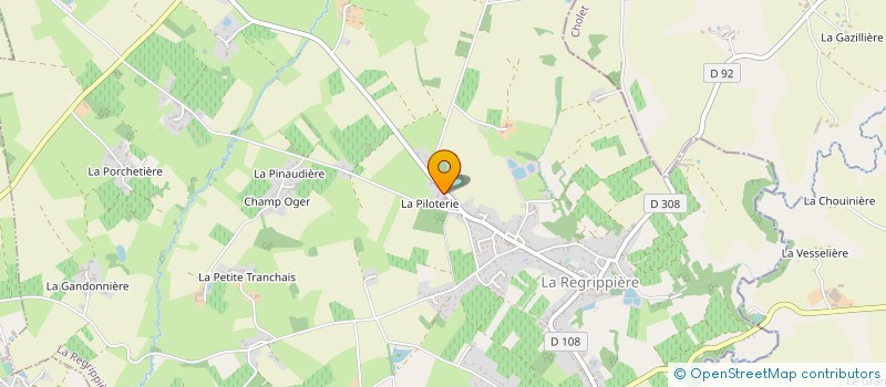 localisation de l'entreprise SCEA DE L'ETANG à LA REGRIPPIERE