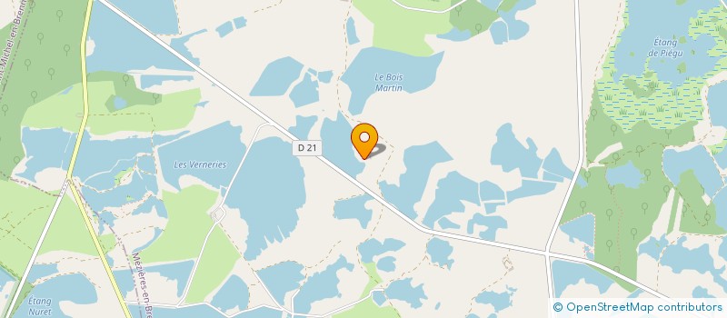 localisation de l'entreprise SCEA DE L'ETANG DES MOTTES à MEZIERES-EN-BRENNE