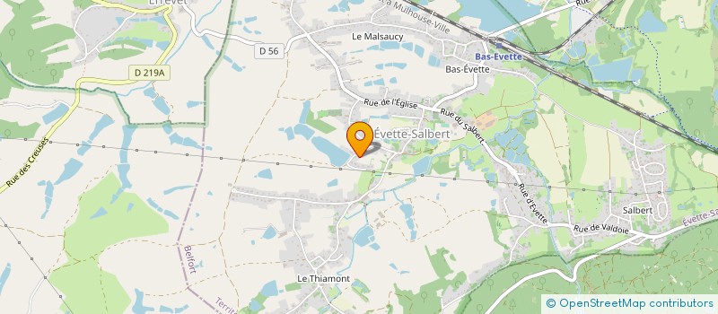 localisation de l'entreprise SCEA DE L'ETANG JEAN HAUT à EVETTE SALBERT