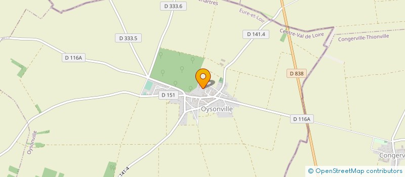 localisation de l'entreprise SCEA DE L'HERBECHERE BAUVILLARD à OYSONVILLE