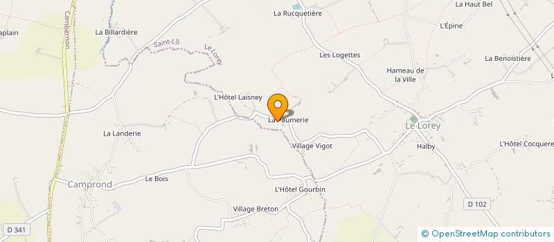 localisation de l'entreprise SCEA DE L'HERMITAGE à MONTREUIL-SUR-LOZON