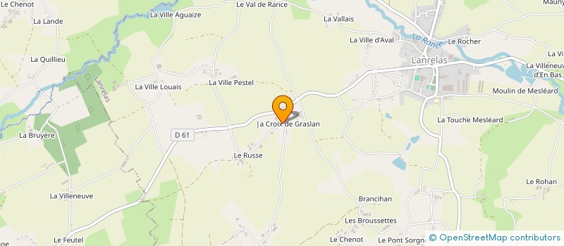 localisation de l'entreprise SCEA DE L HORTENSIA à LANRELAS