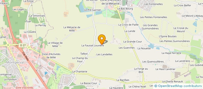 localisation de l'entreprise SCEA DE L'ILLE à MELESSE