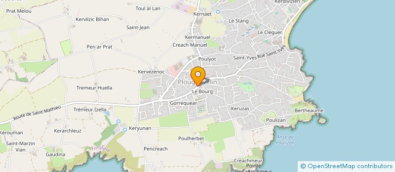 localisation de l'entreprise SCEA DE L'IROISE  LE CONQUET