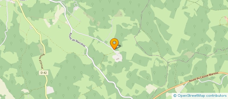 localisation de l'entreprise SCEA DE LA BALME  SENAILLAC-LAUZES