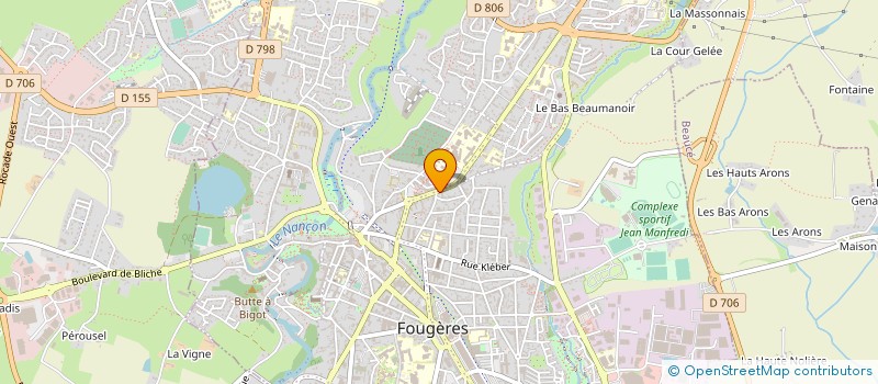 localisation de l'entreprise SCEA DE LA BARRAIS à FOUGERES