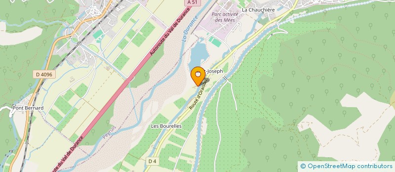 localisation de l'entreprise SCEA DE LA BASTIDE DES BOURELLES à LES MEES