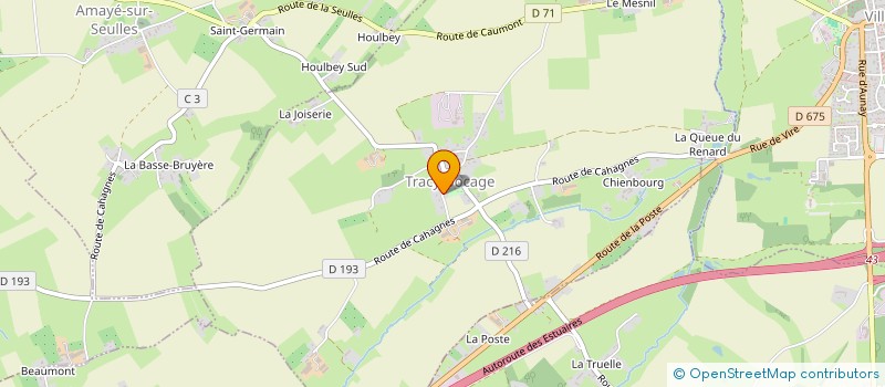 localisation de l'entreprise SCEA DE LA BELLE CROIX  TRACY-BOCAGE