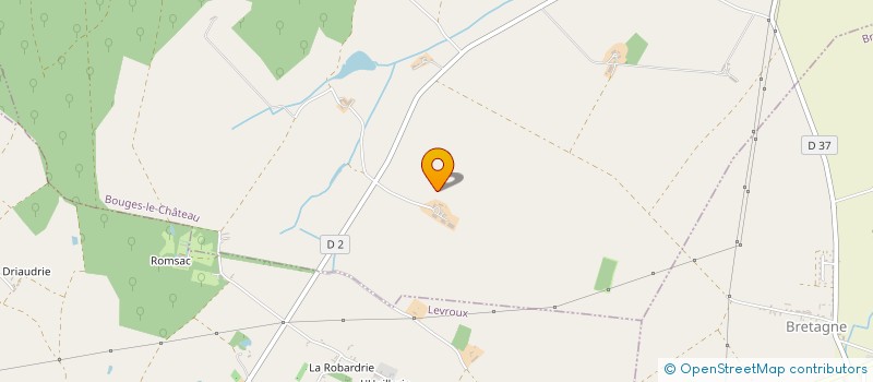 localisation de l'entreprise SCEA DE LA BERGERIE à BOUGES-LE-CHATEAU