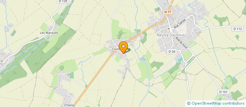 localisation de l'entreprise SCEA DE LA BERGERIE  NEUVY-SAUTOUR