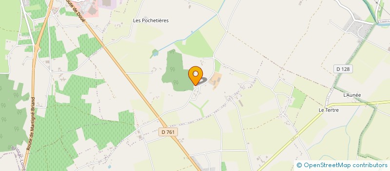 localisation de l'entreprise SCEA DE LA BIGOTTERIE  BRISSAC LOIRE AUBANCE