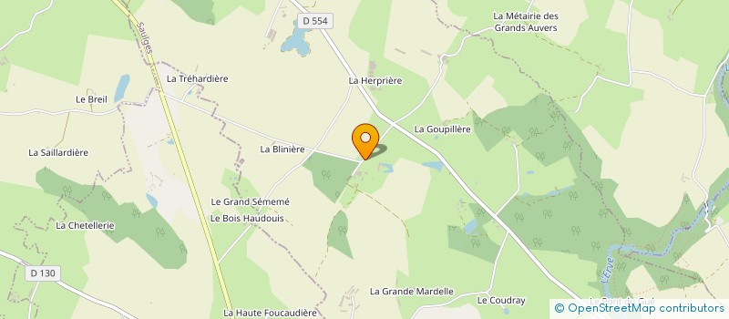 localisation de l'entreprise SCEA DE LA BLINIERE à SAULGES