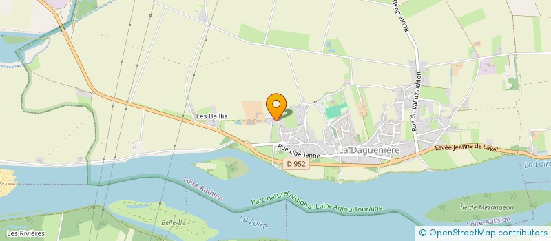 localisation de l'entreprise SCEA DE LA BOETTE  LOIRE-AUTHION