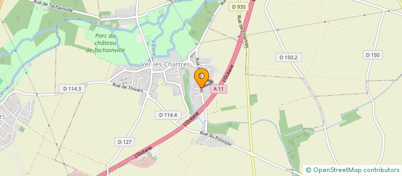 localisation de l'entreprise SCEA DE LA BONDE à VER-LES-CHARTRES
