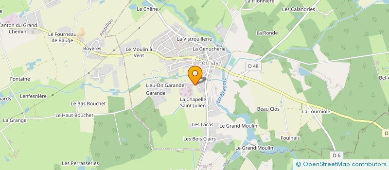 localisation de l'entreprise SCEA DE LA BONDONNIERE à PERNAY