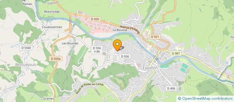 localisation de l'entreprise SCEA DE LA BORIETTE à LE CAYROL