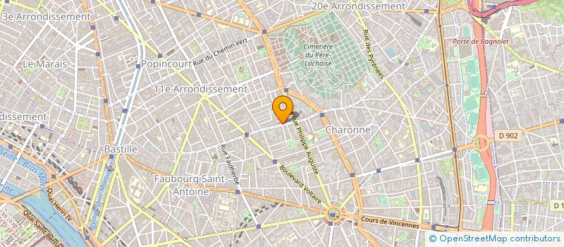 localisation de l'entreprise SCEA DE LA BOURBONDERIE à PARIS
