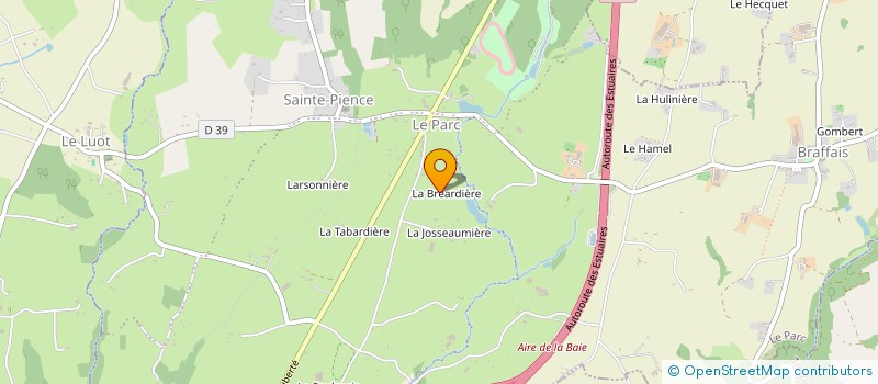 localisation de l'entreprise SCEA DE LA BREHOULIERE  SUBLIGNY