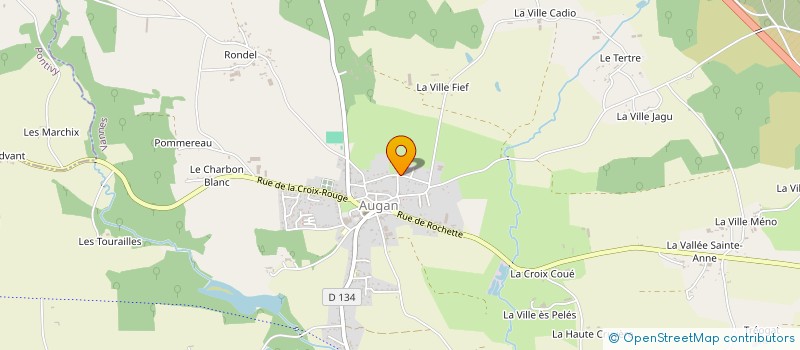 localisation de l'entreprise SCEA DE LA BRETONNIERE à AUGAN