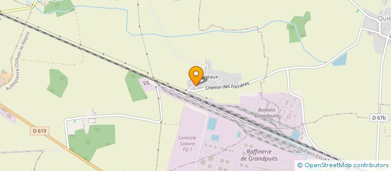 localisation de l'entreprise SCEA DE LA BRIE à AUBEPIERRE-OZOUER-LE-REPOS