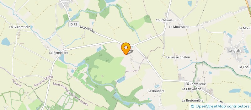 localisation de l'entreprise SCEA DE LA BURCERIE  NIEUL-LE-DOLENT