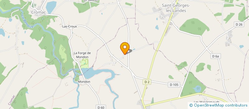 localisation de l'entreprise SCEA DE LA BUSSIERE à MAILHAC-SUR-BENAIZE