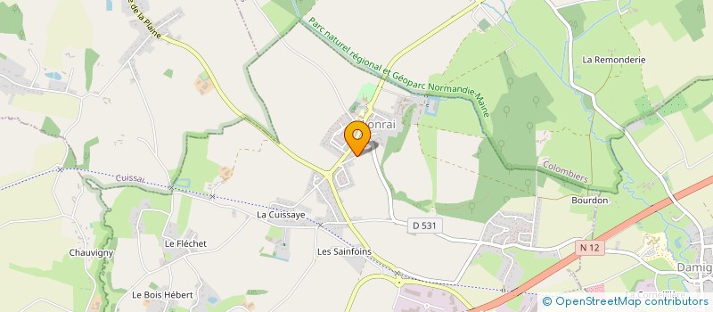 localisation de l'entreprise SCEA DE LA CARRIERE DES MONTS à LONRAI