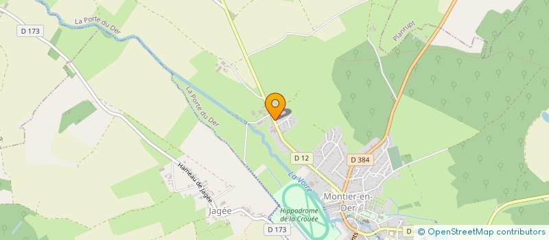 localisation de l'entreprise SCEA DE LA CENSE-NEUVE à LA PORTE DU DER
