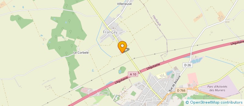 localisation de l'entreprise SCEA DE LA CEUILLAS  LANDES-LE-GAULOIS