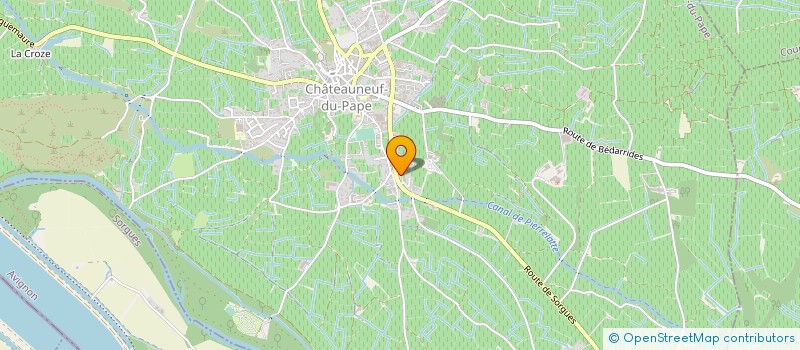 localisation de l'entreprise SCEA DE LA CHAPELLE  CHATEAUNEUF-DU-PAPE