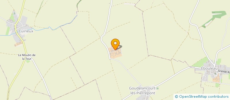 localisation de l'entreprise SCEA DE LA CHAPELLE DE BEAUVOIS  GOUDELANCOURT-LES-PIERREPONT