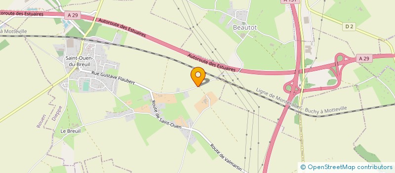 localisation de l'entreprise SCEA DE LA CHAUSSEE à SAINT-OUEN-DU-BREUIL