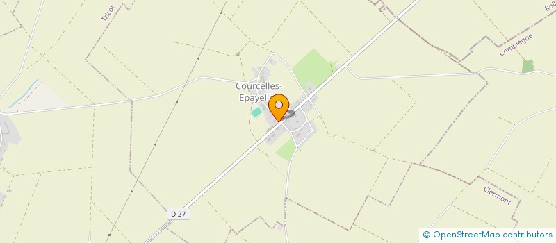 localisation de l'entreprise SCEA DE LA CHAUSSEE BRUNEHAUT  COURCELLES-EPAYELLES