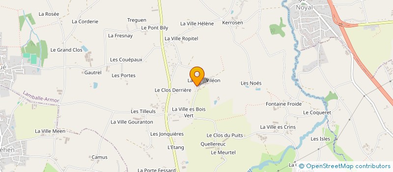 localisation de l'entreprise SCEA DE LA CHAUVAIS à LAMBALLE-ARMOR