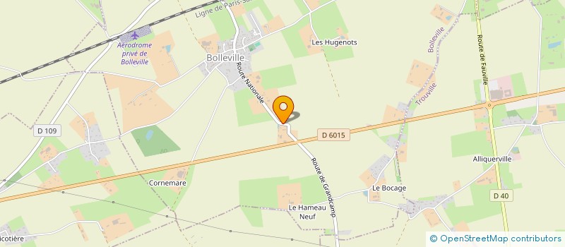 localisation de l'entreprise SCEA DE LA CHEVRERIE DES FOSSES  BOLLEVILLE