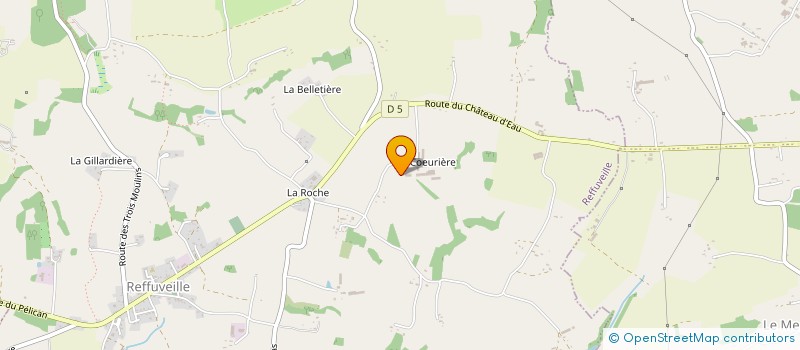 localisation de l'entreprise SCEA DE LA COEURIERE à REFFUVEILLE