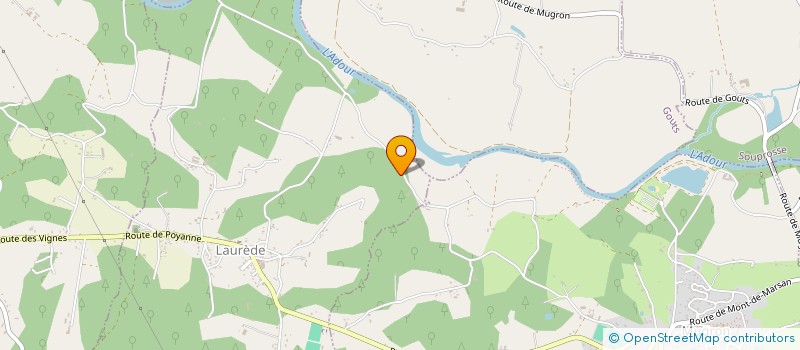 localisation de l'entreprise SCEA DE LA COLLINE  BERGOUEY