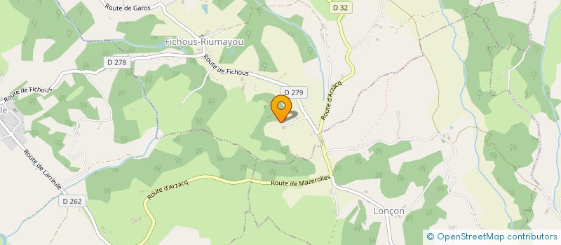 localisation de l'entreprise SCEA DE LA COLLINE  FICHOUS-RIUMAYOU