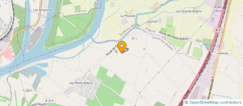 localisation de l'entreprise SCEA DE LA COMBE à LIVRON SUR DROME