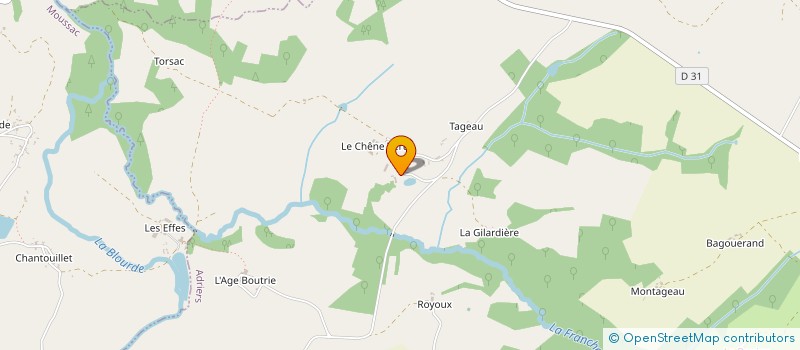 localisation de l'entreprise SCEA DE LA COMBE  ADRIERS