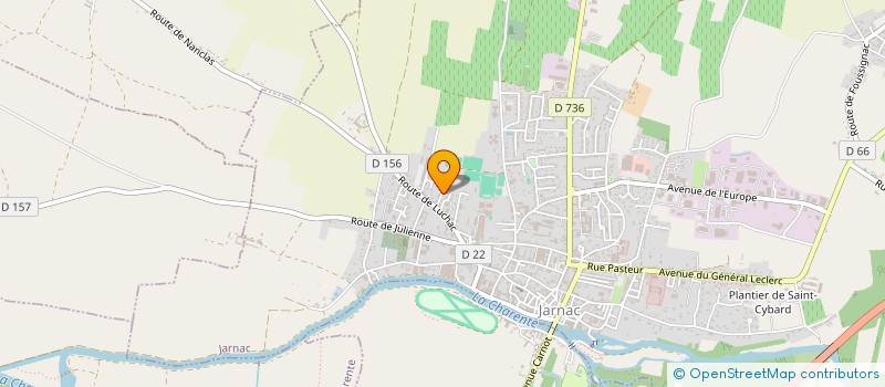 localisation de l'entreprise SCEA DE LA COMBE DES CHARRONS à JARNAC
