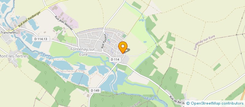 localisation de l'entreprise SCEA DE LA CORBINIERE à FONTENAY-SUR-EURE
