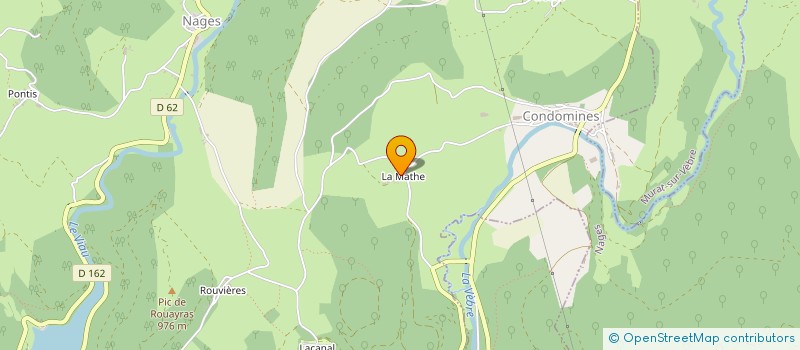 localisation de l'entreprise SCEA DE LA COSTE  NAGES