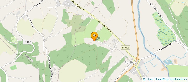 localisation de l'entreprise SCEA DE LA COTE MAQUAIRE  FOULBEC