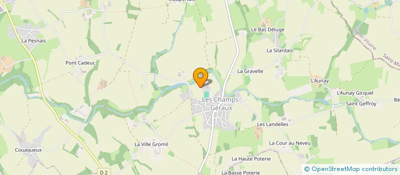 localisation de l'entreprise SCEA DE LA COTINAIS à LES CHAMPS-GERAUX