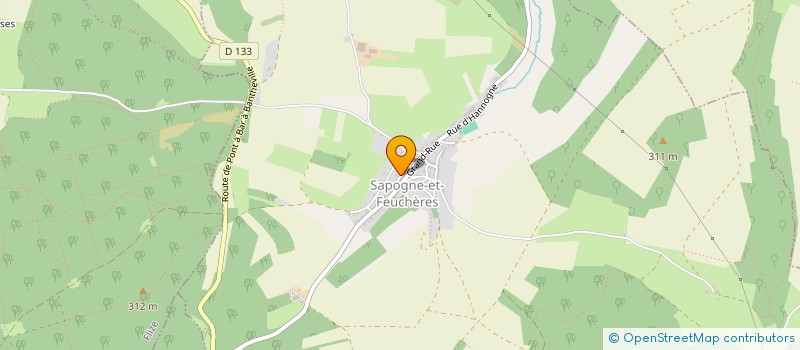 localisation de l'entreprise SCEA DE LA COUMELLE à SAPOGNE-ET-FEUCHERES