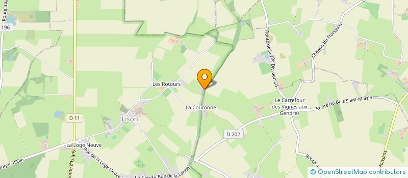 localisation de l'entreprise SCEA DE LA COURONNE à CARTIGNY L'EPINAY