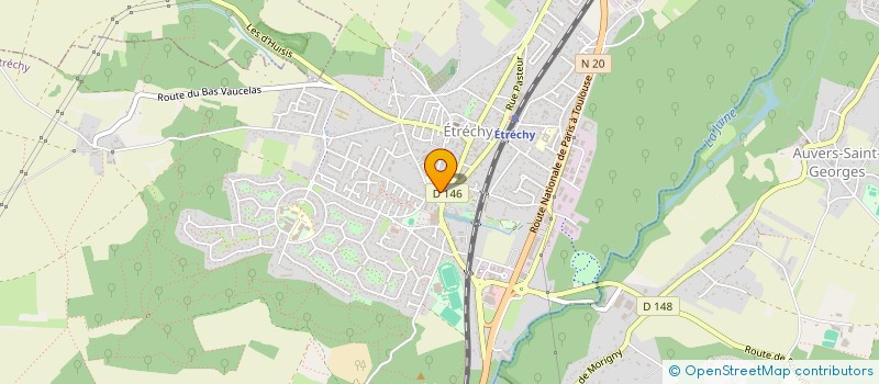 localisation de l'entreprise SCEA DE LA COUTURE à VILLENEUVE-SUR-AUVERS