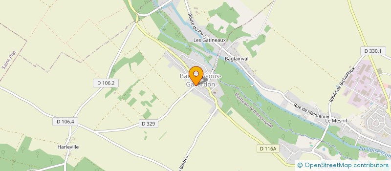 localisation de l'entreprise SCEA DE LA CROIX DE LA POINTE à BAILLEAU-ARMENONVILLE