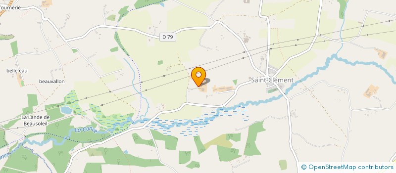 localisation de l'entreprise SCEA DE LA CUVERE à ROMAGNY FONTENAY